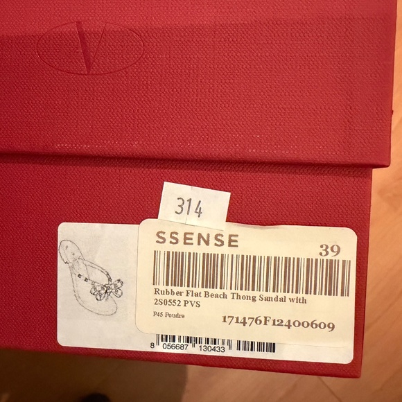 Valentino Rockstud Sandal Sides with bow, Poudre Color. Size IT 39 - Picture 5 of 5